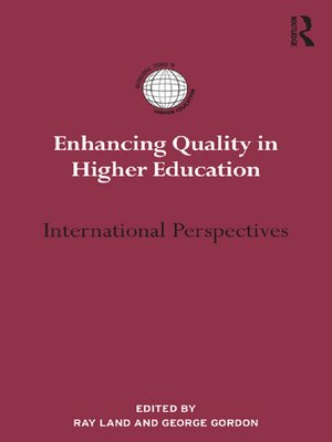 cover image of Enhancing Quality in Higher Education
